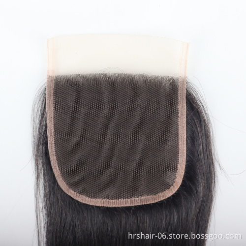 Wholesale Unprocessed Virgin double drawn grade 11 A bundle with closure vendors in bulk 100% human hair extension